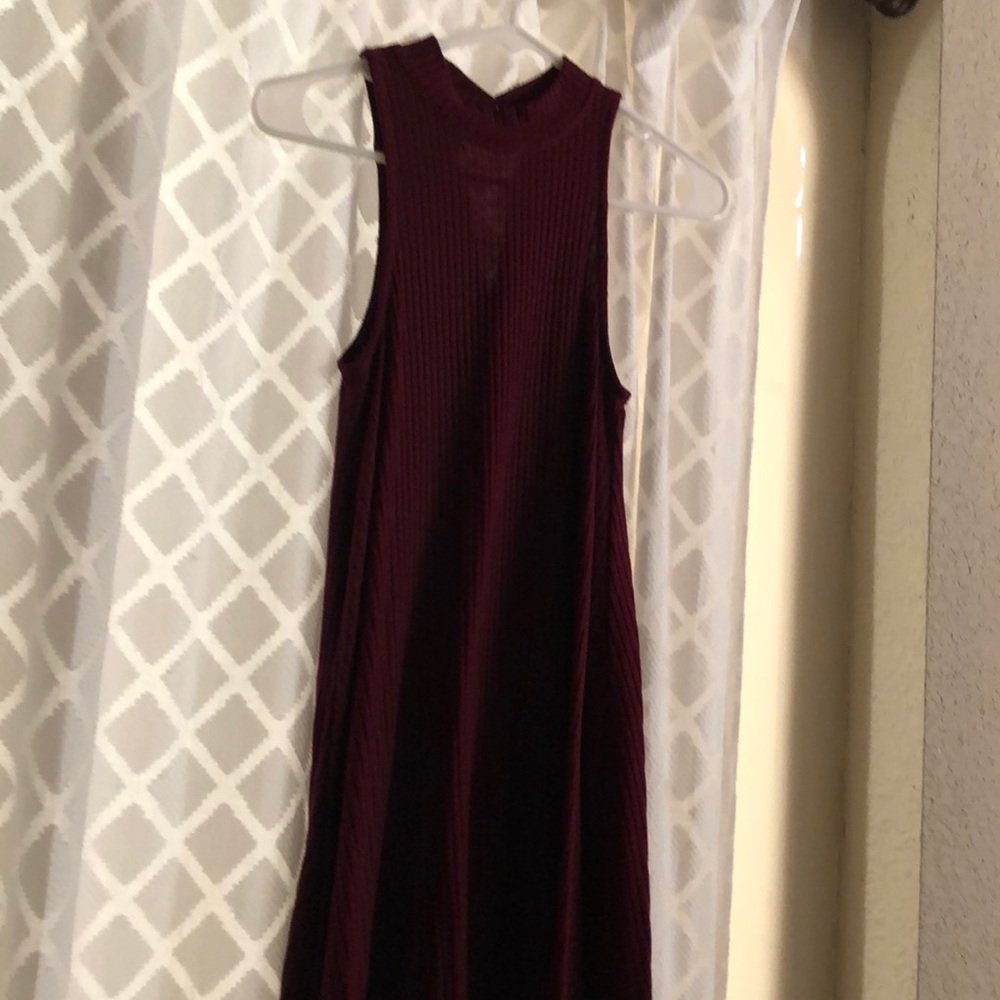 Hollister maroon dress